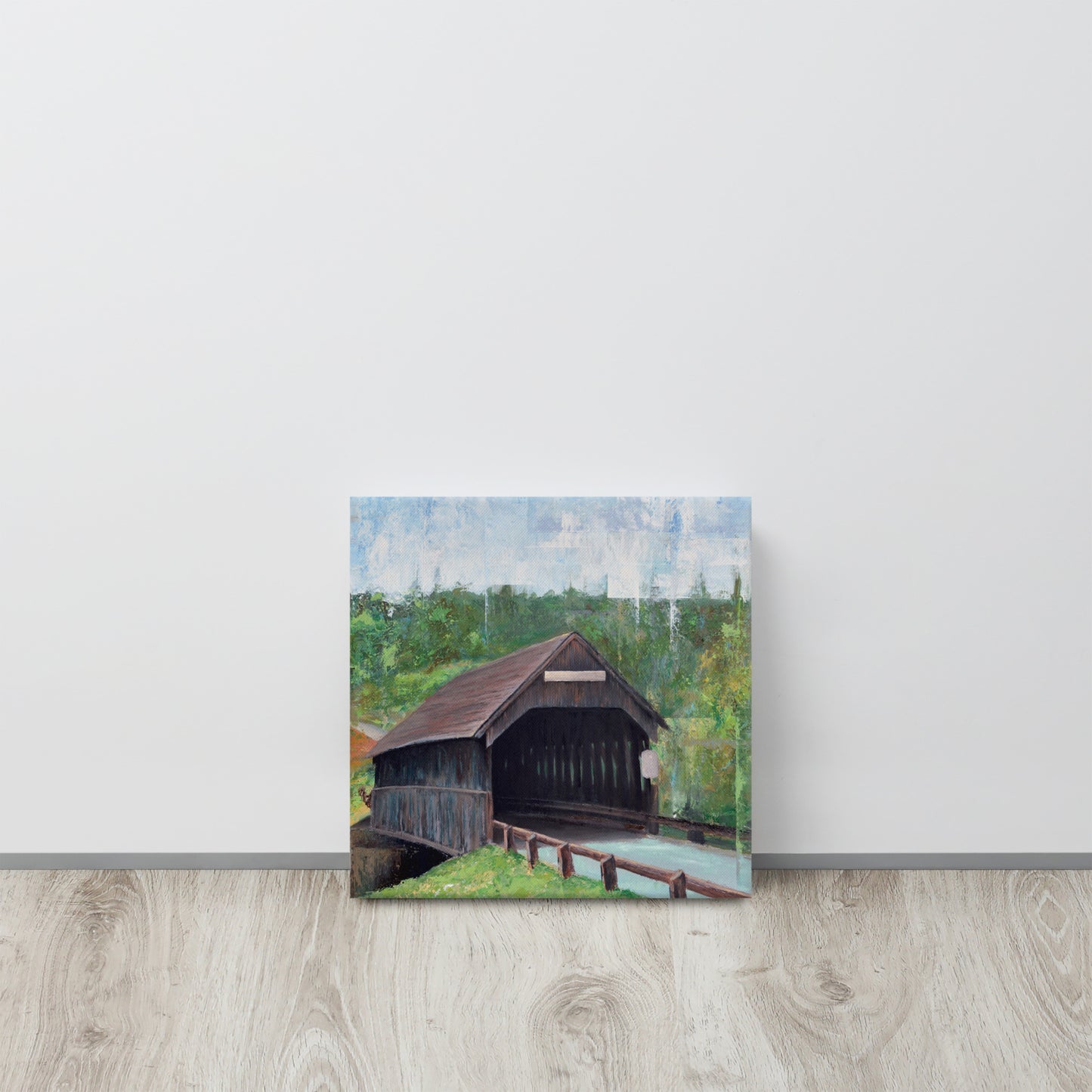 Covered Bridge Canvas Print