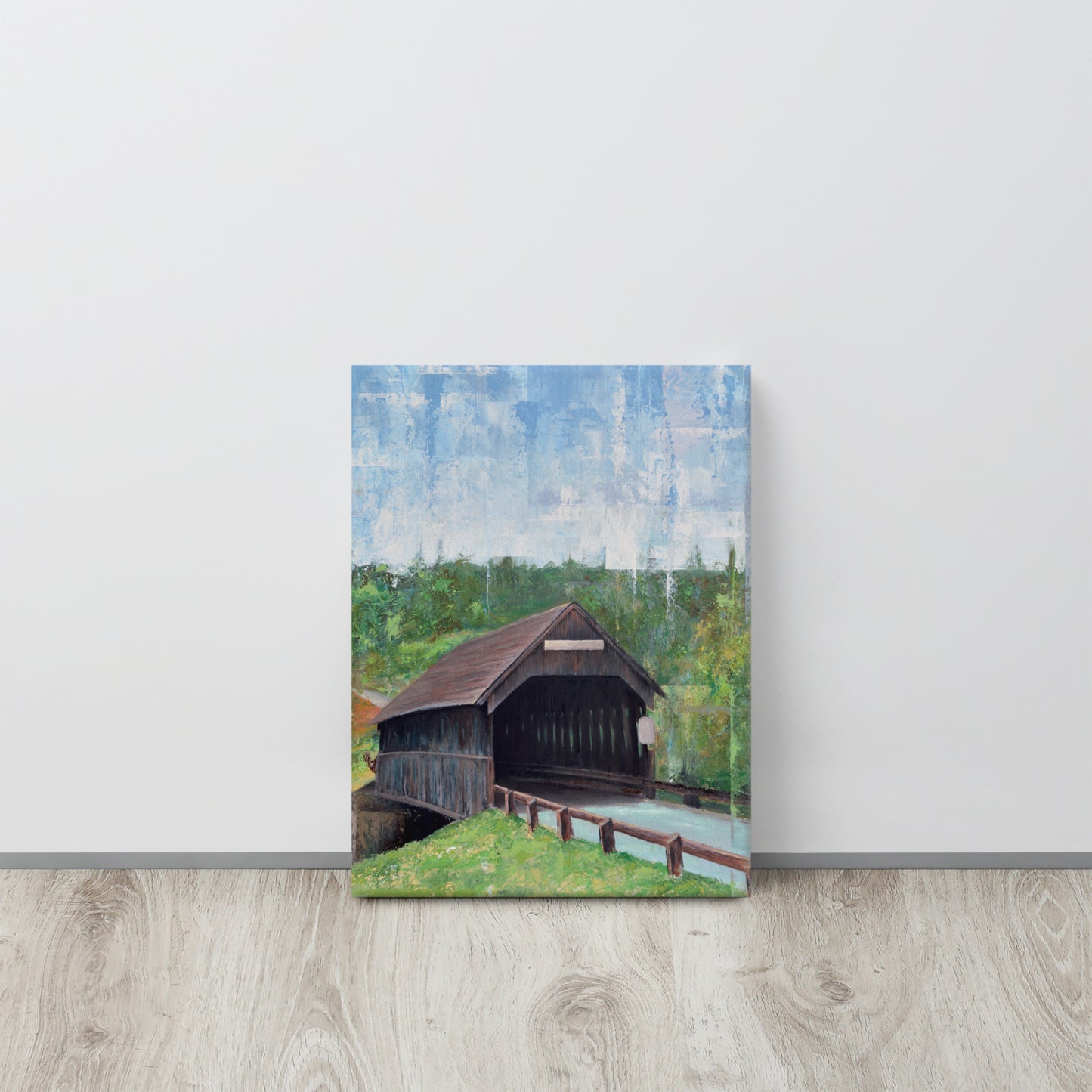 Covered Bridge Canvas Print