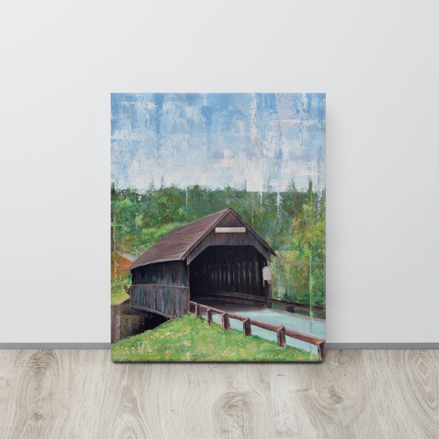 Covered Bridge Canvas Print