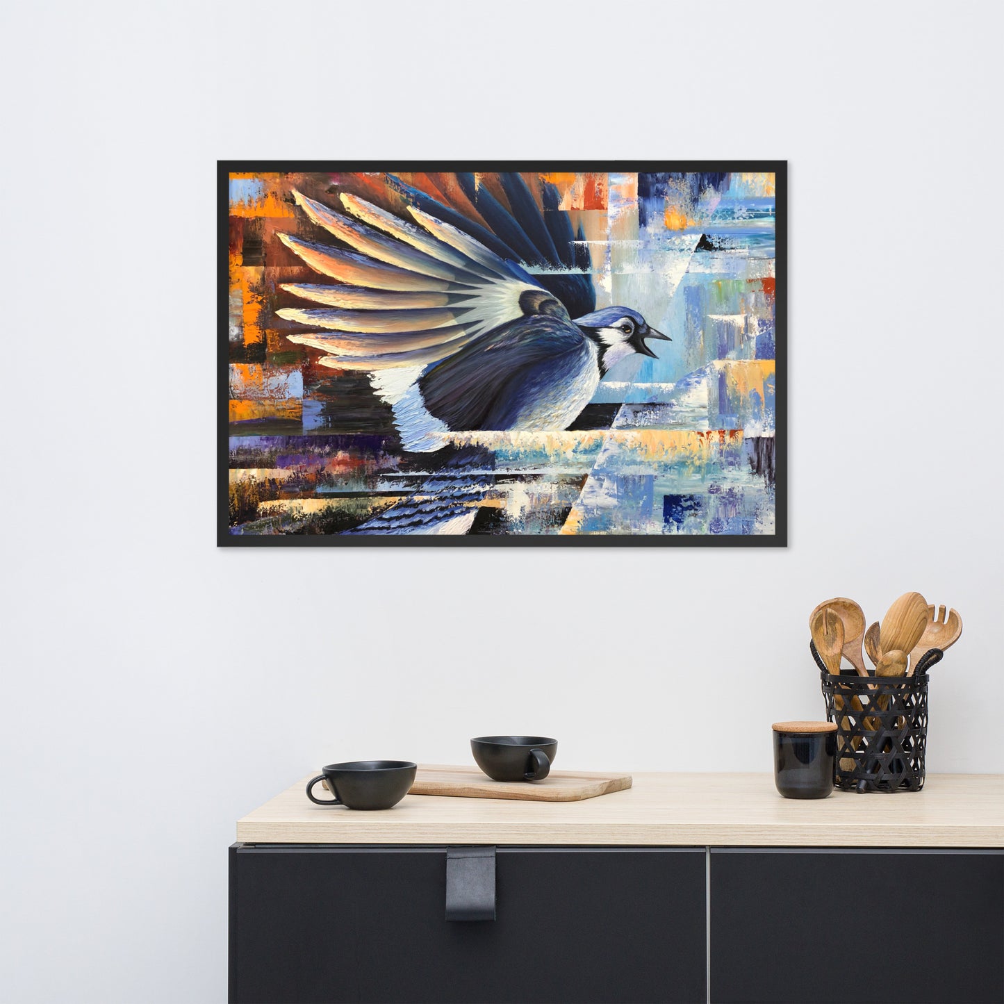 Blue Jay Framed Print