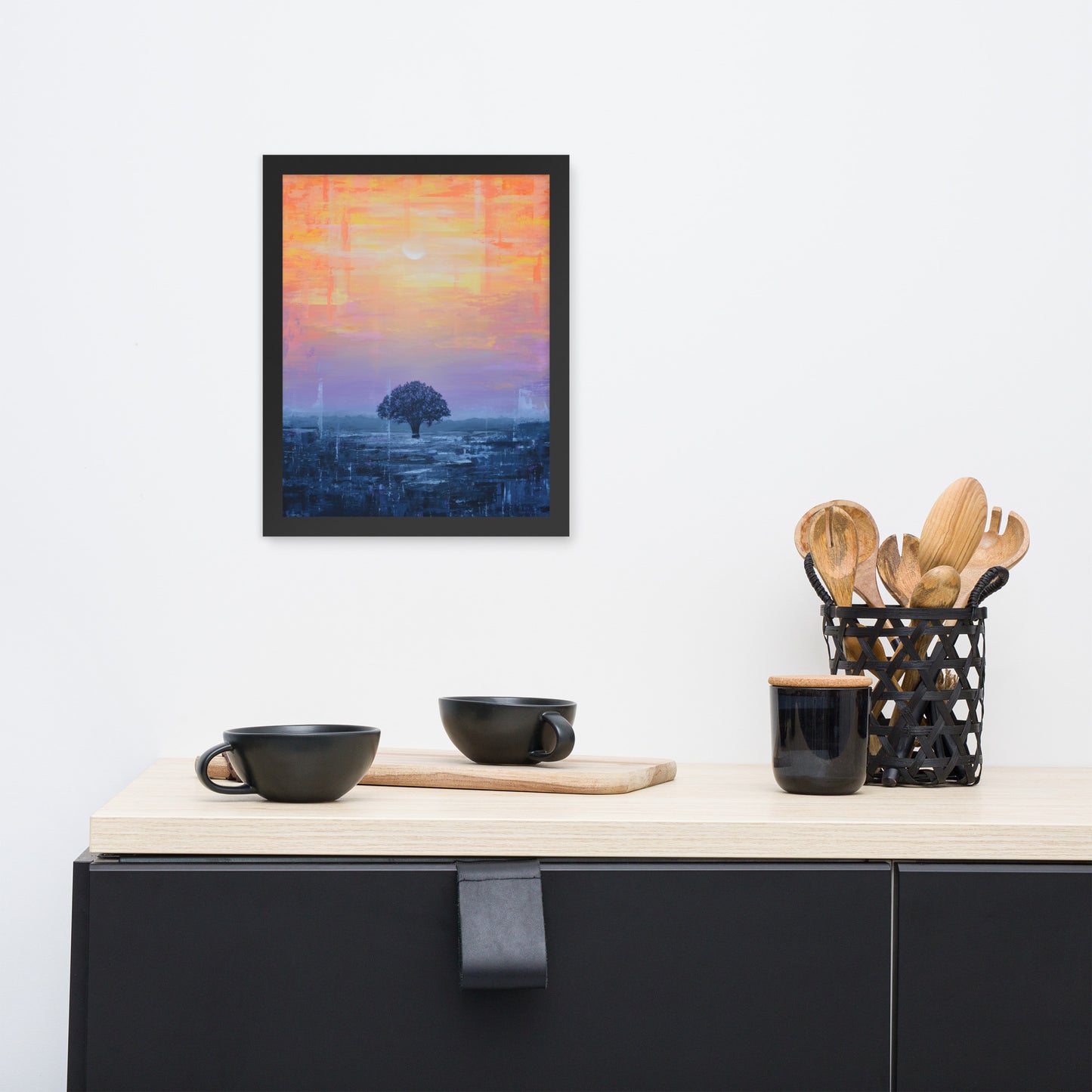 Framed Print of Plainfield Sunset