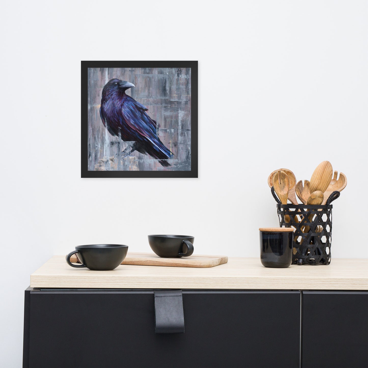 Raven Framed Print