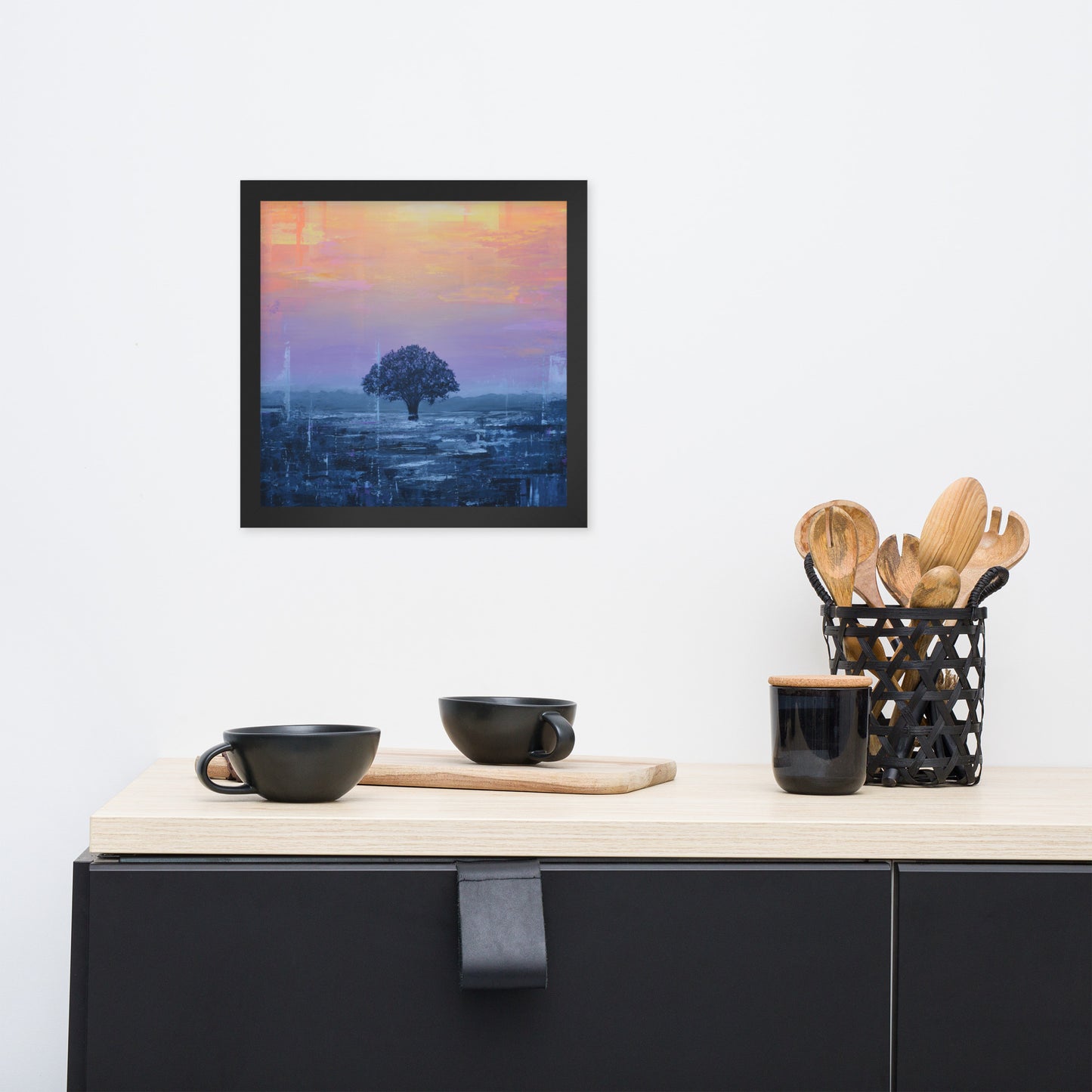 Framed Print of Plainfield Sunset