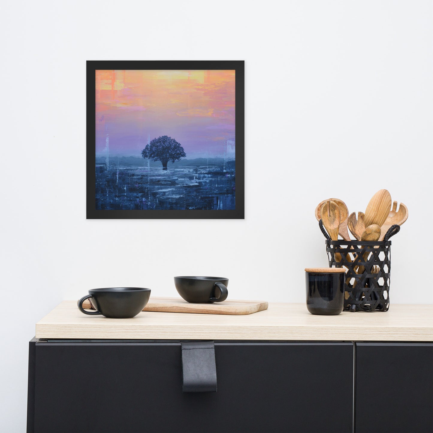 Framed Print of Plainfield Sunset