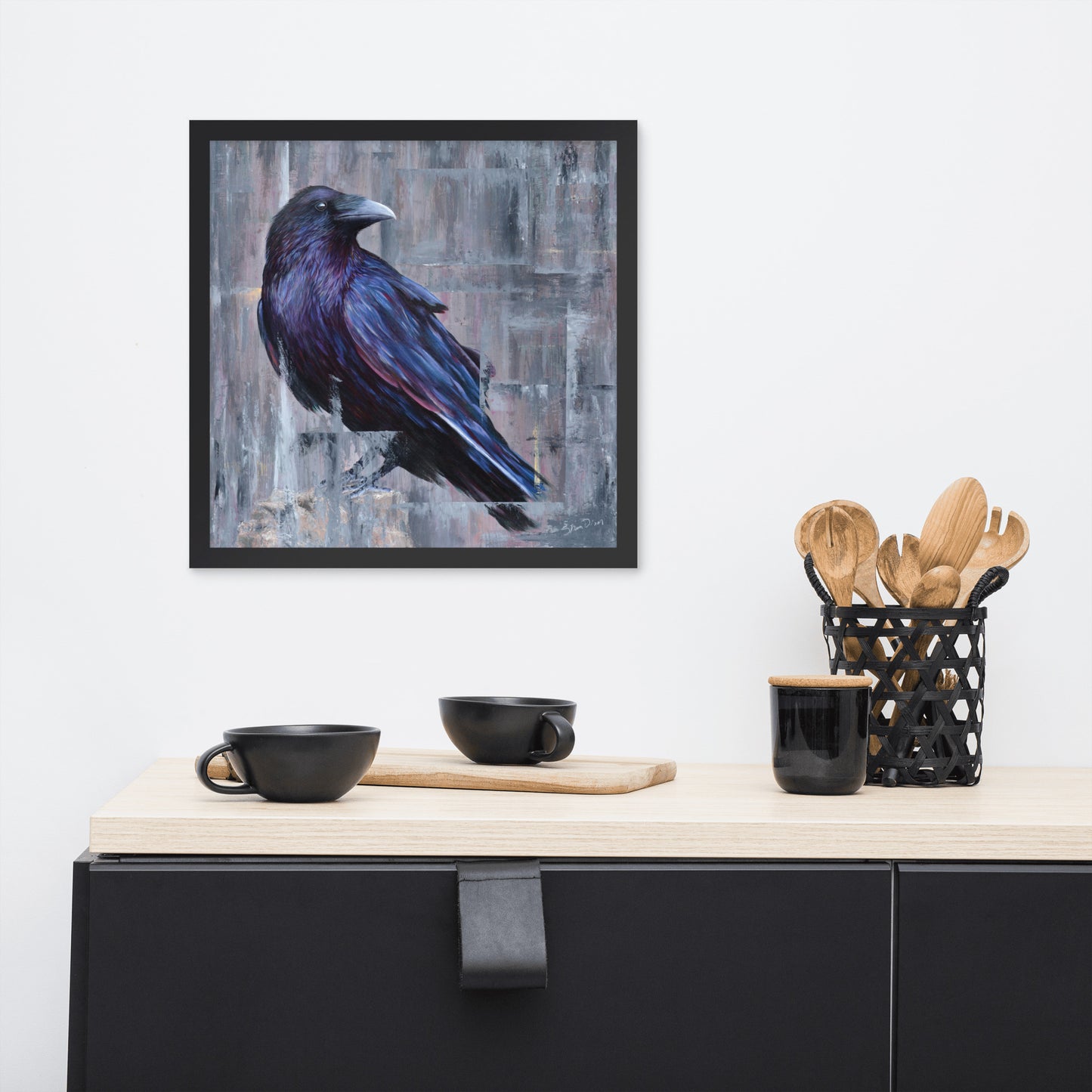 Raven Framed Print