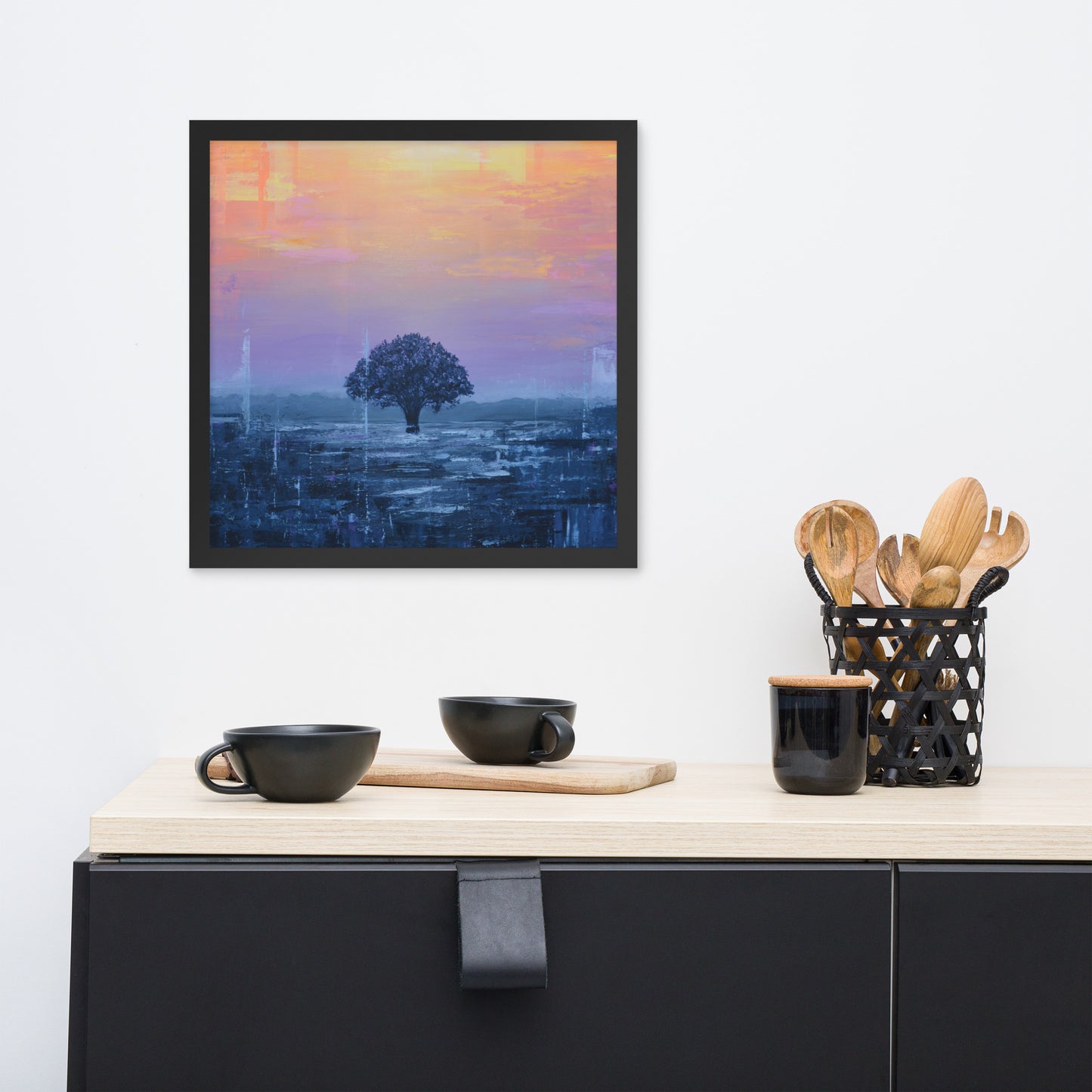 Framed Print of Plainfield Sunset