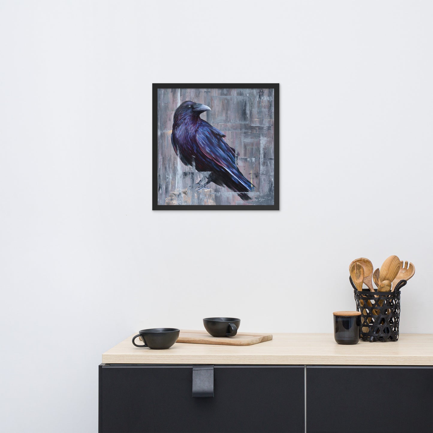 Raven Framed Print