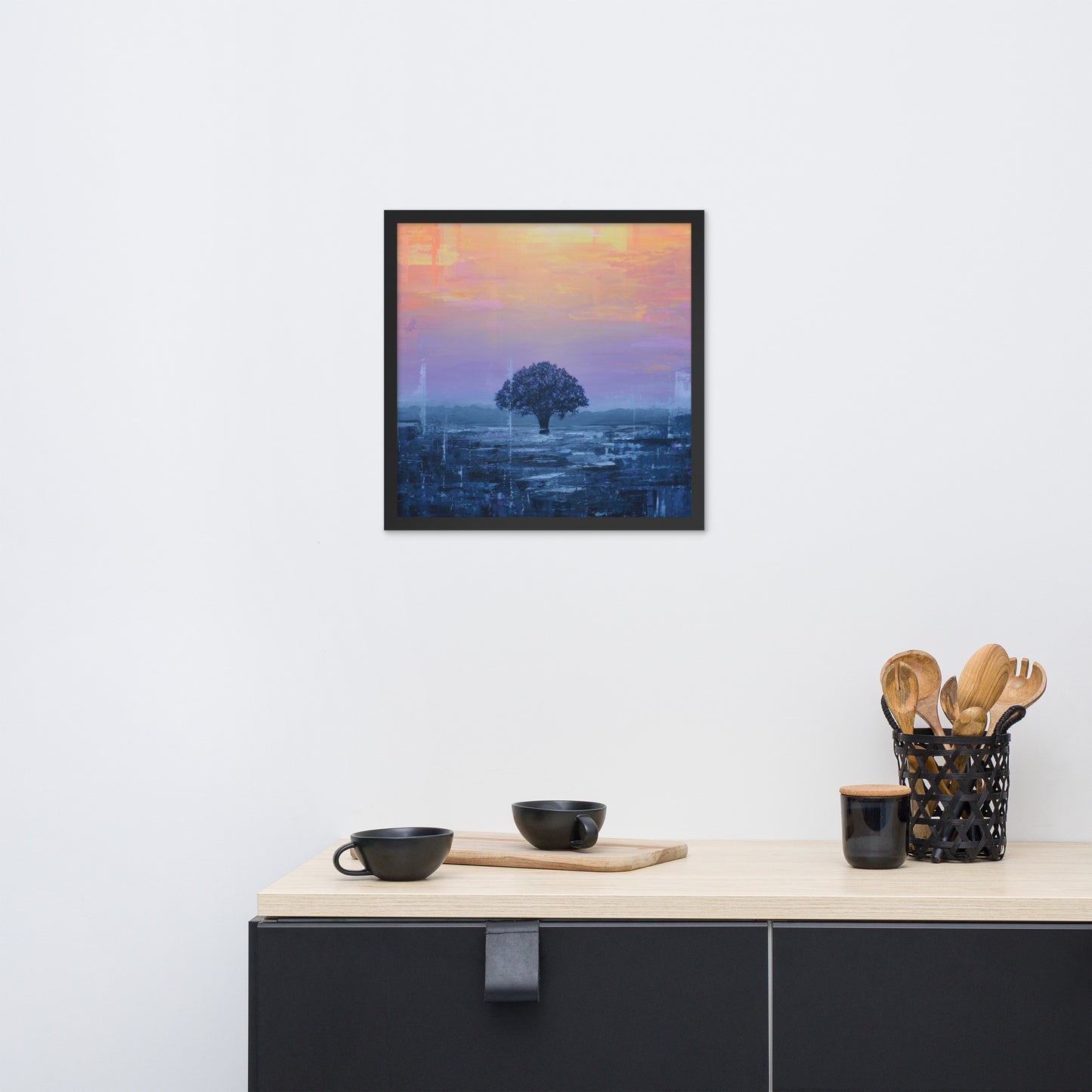 Framed Print of Plainfield Sunset