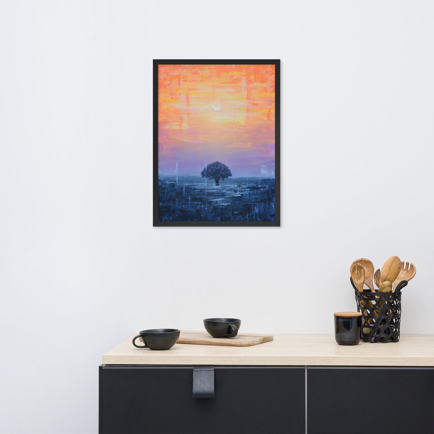 Framed Print of Plainfield Sunset