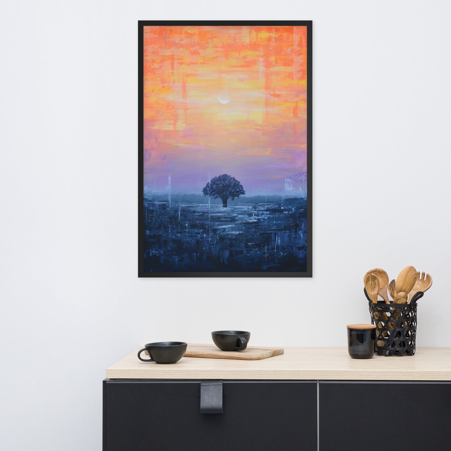 Framed Print of Plainfield Sunset