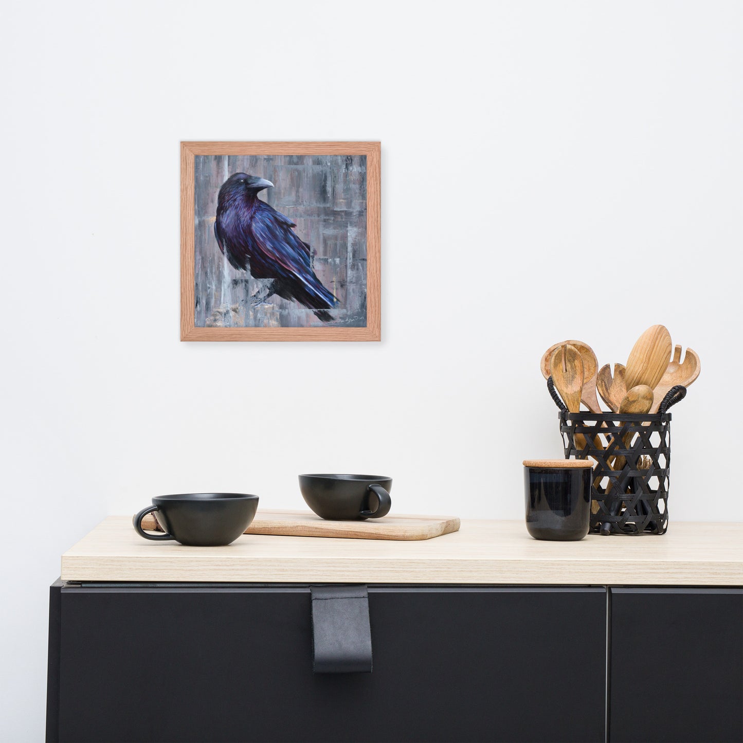 Raven Framed Print