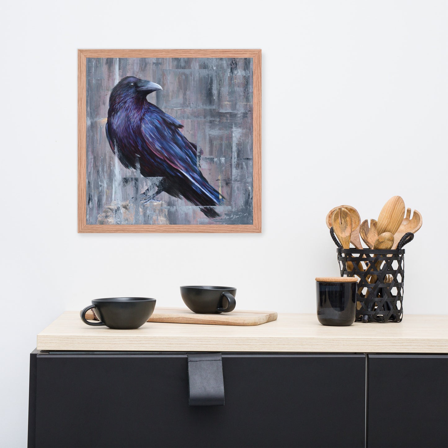 Raven Framed Print