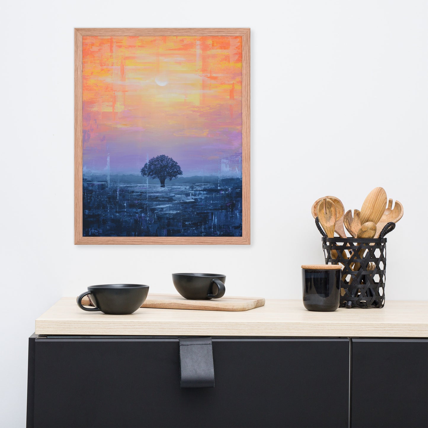 Framed Print of Plainfield Sunset