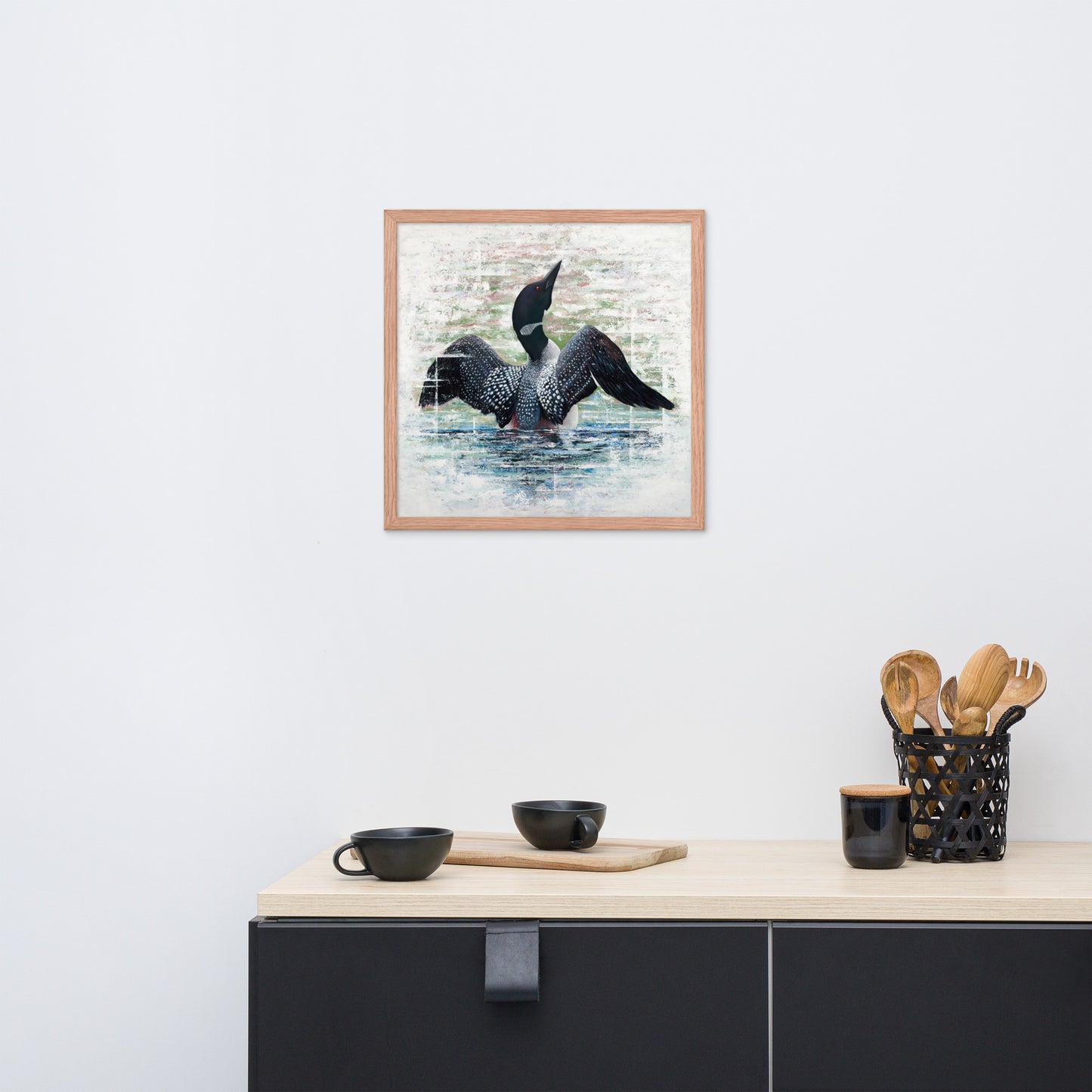 Lake Loon Framed Print