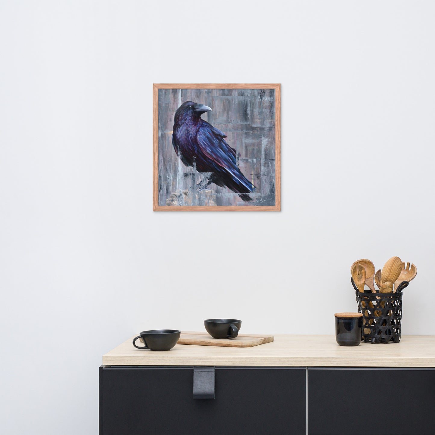 Raven Framed Print