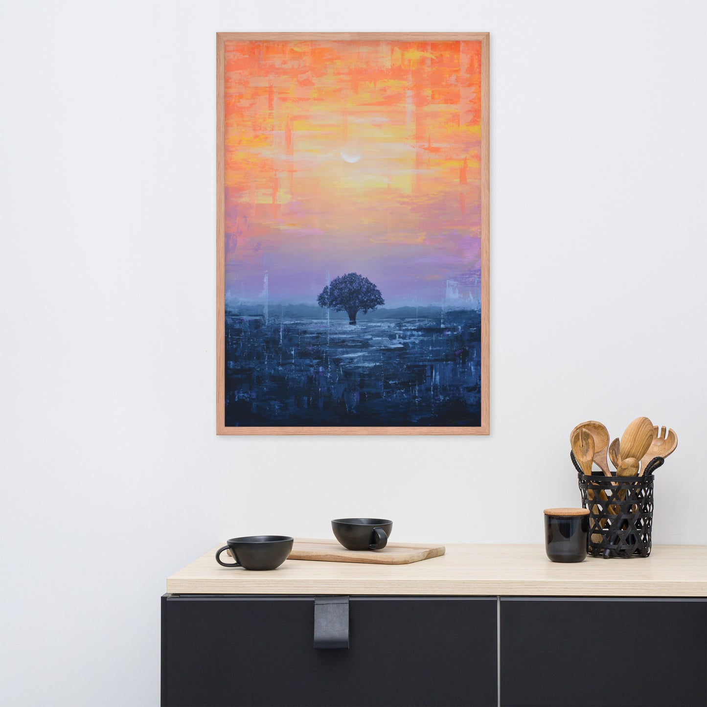 Framed Print of Plainfield Sunset