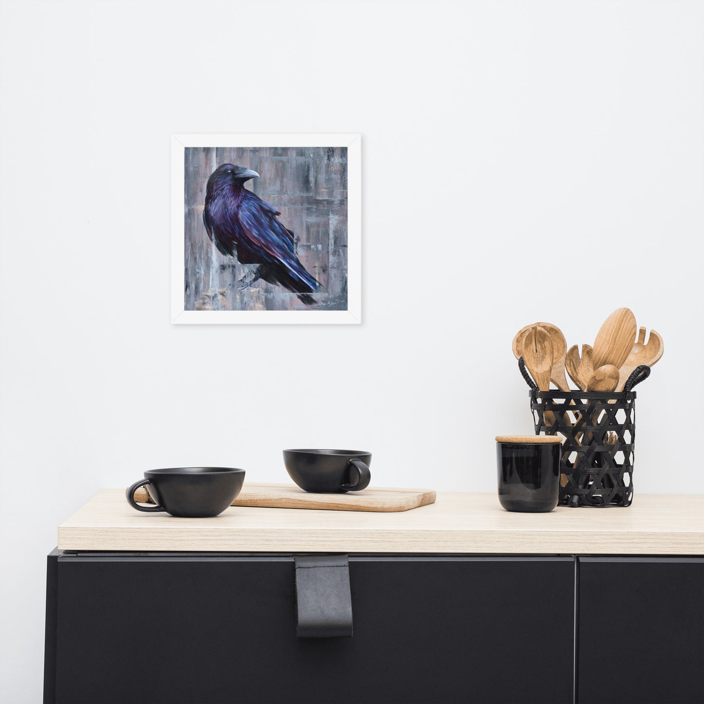 Raven Framed Print