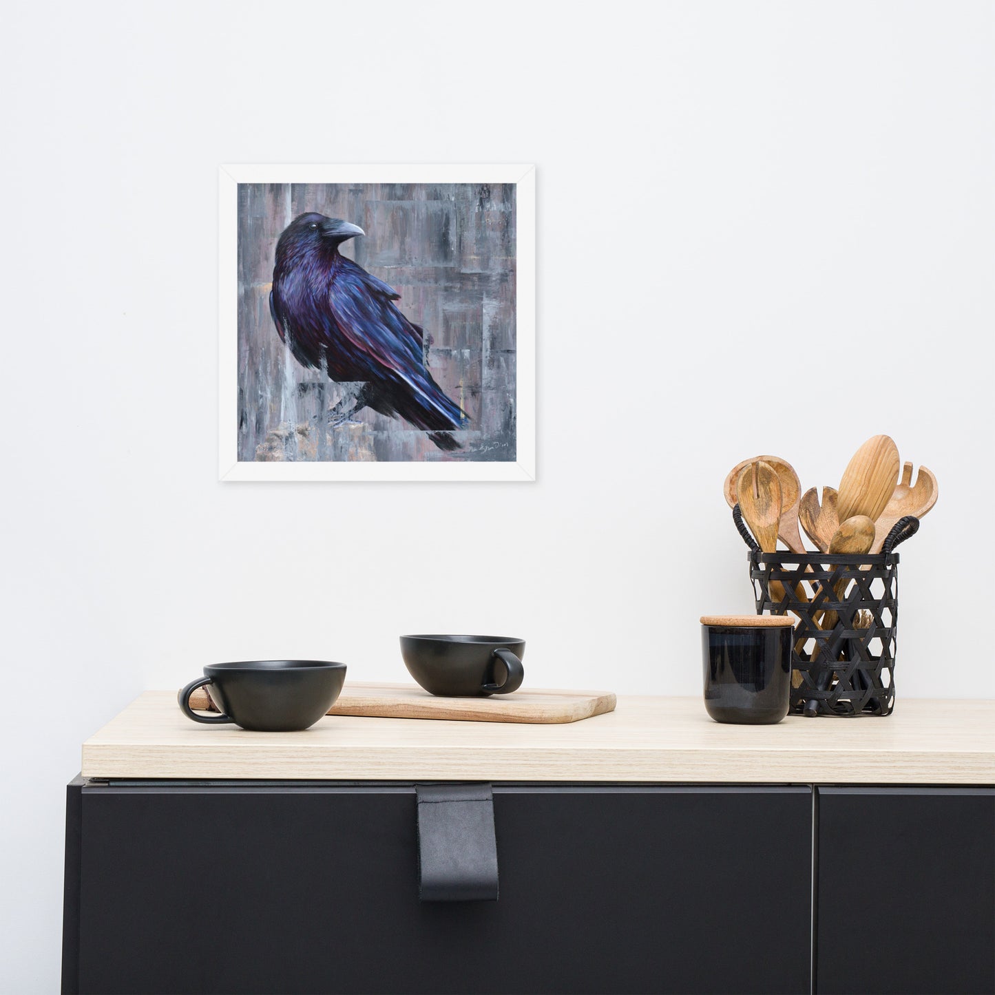 Raven Framed Print