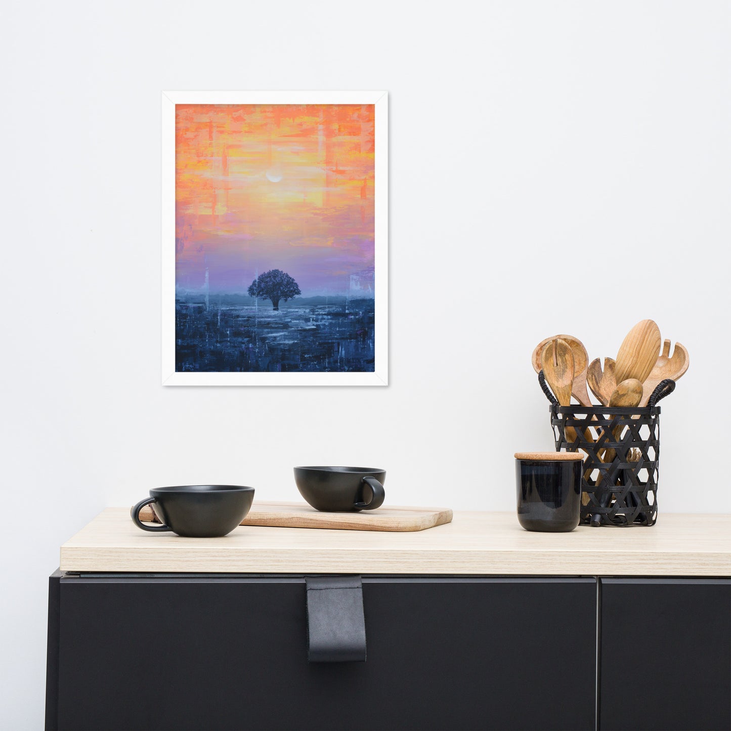 Framed Print of Plainfield Sunset