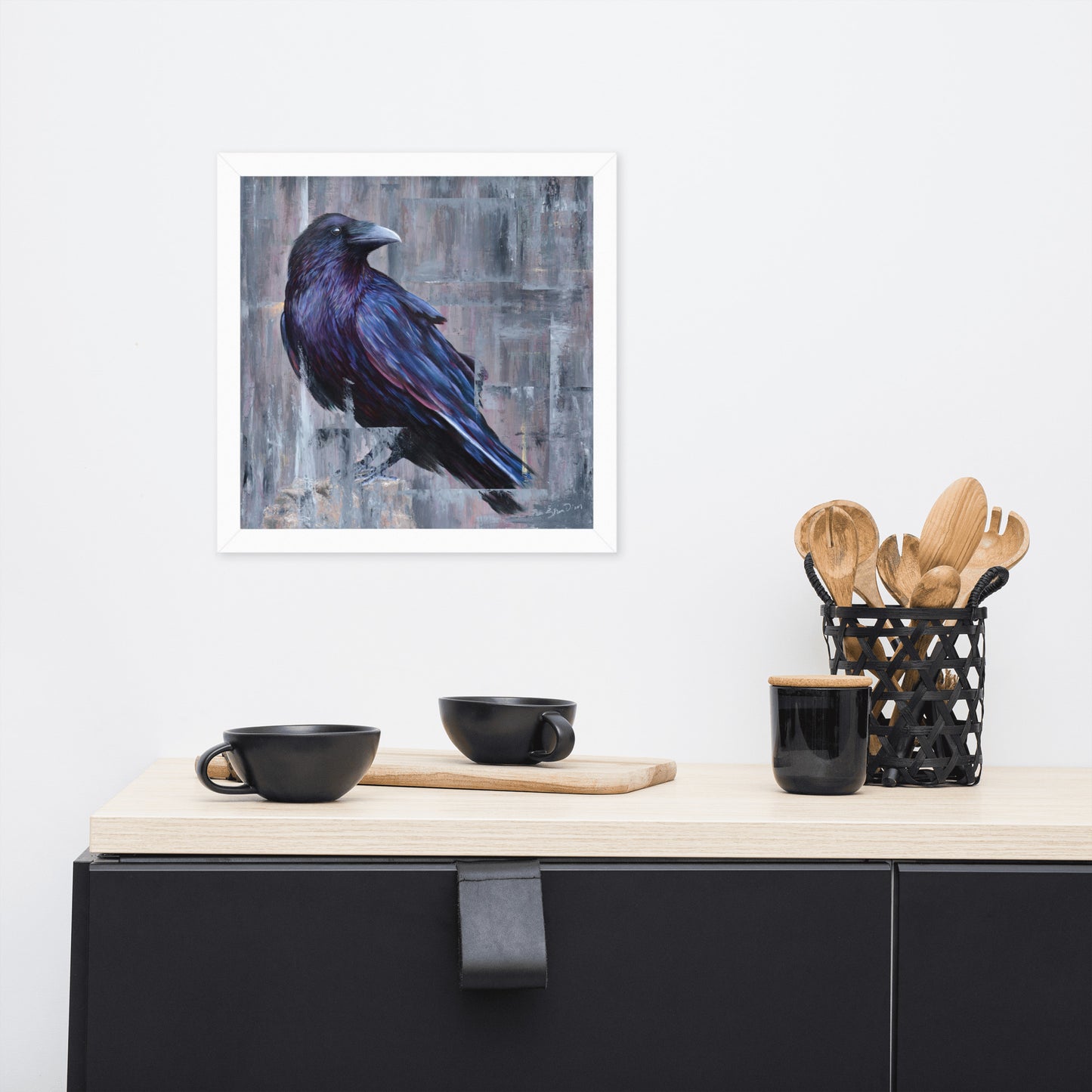 Raven Framed Print