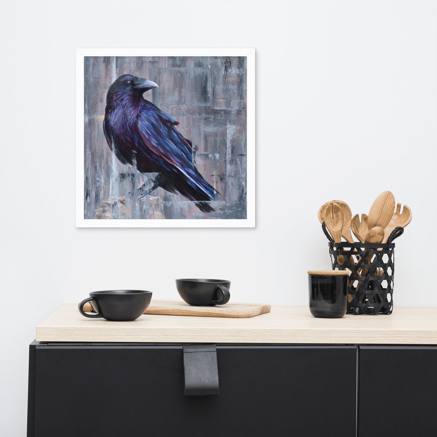 Raven Framed Print