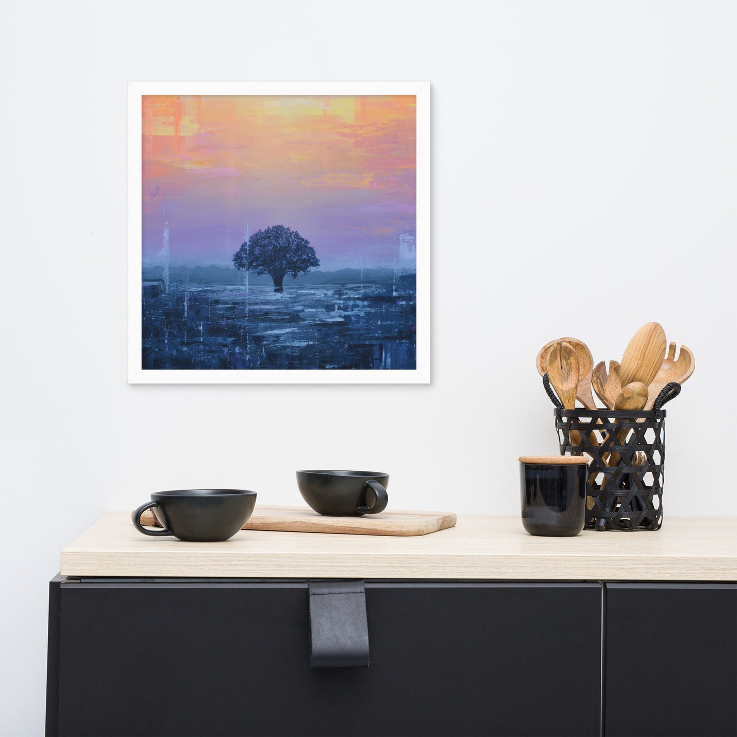 Framed Print of Plainfield Sunset