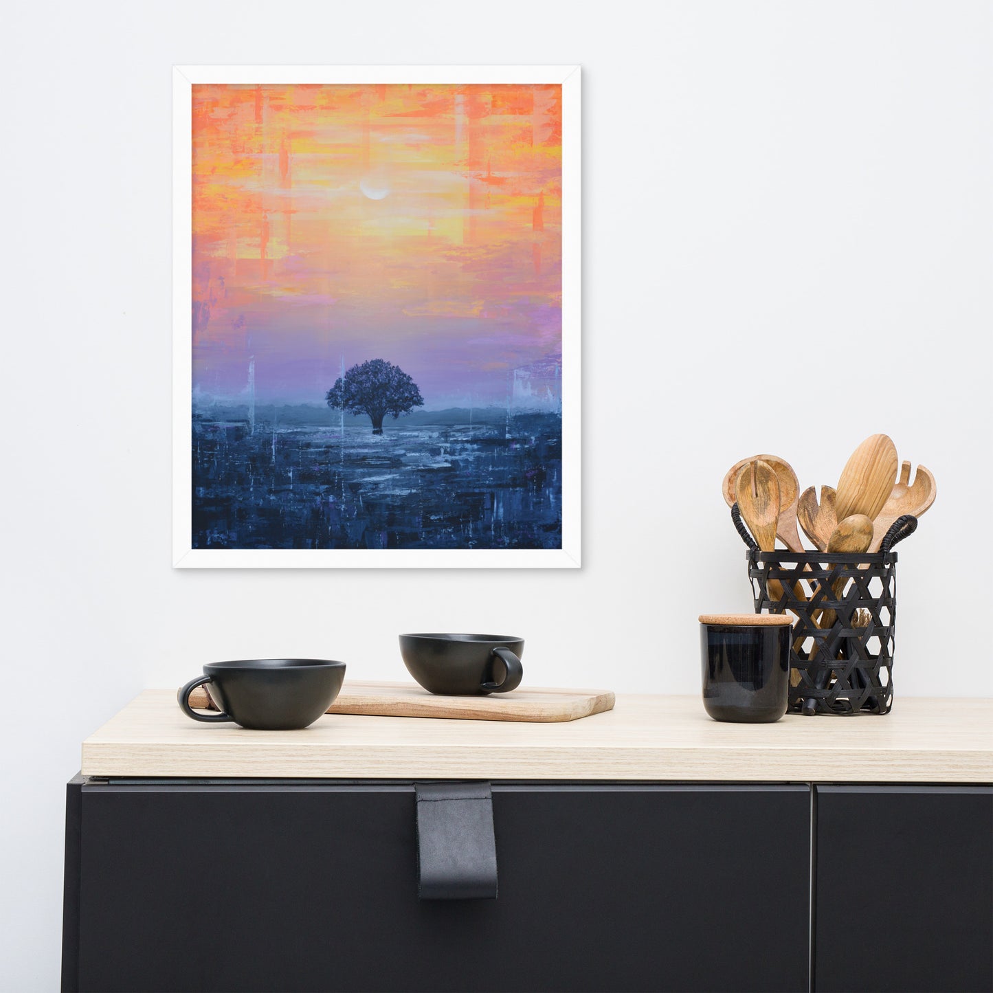 Framed Print of Plainfield Sunset