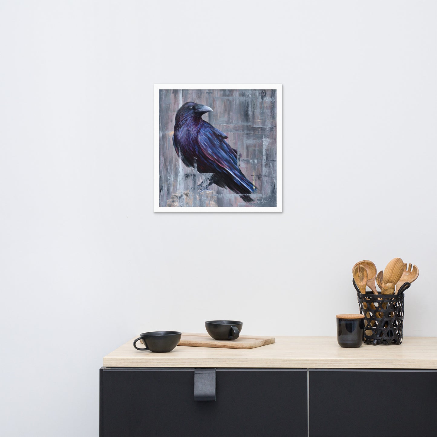 Raven Framed Print