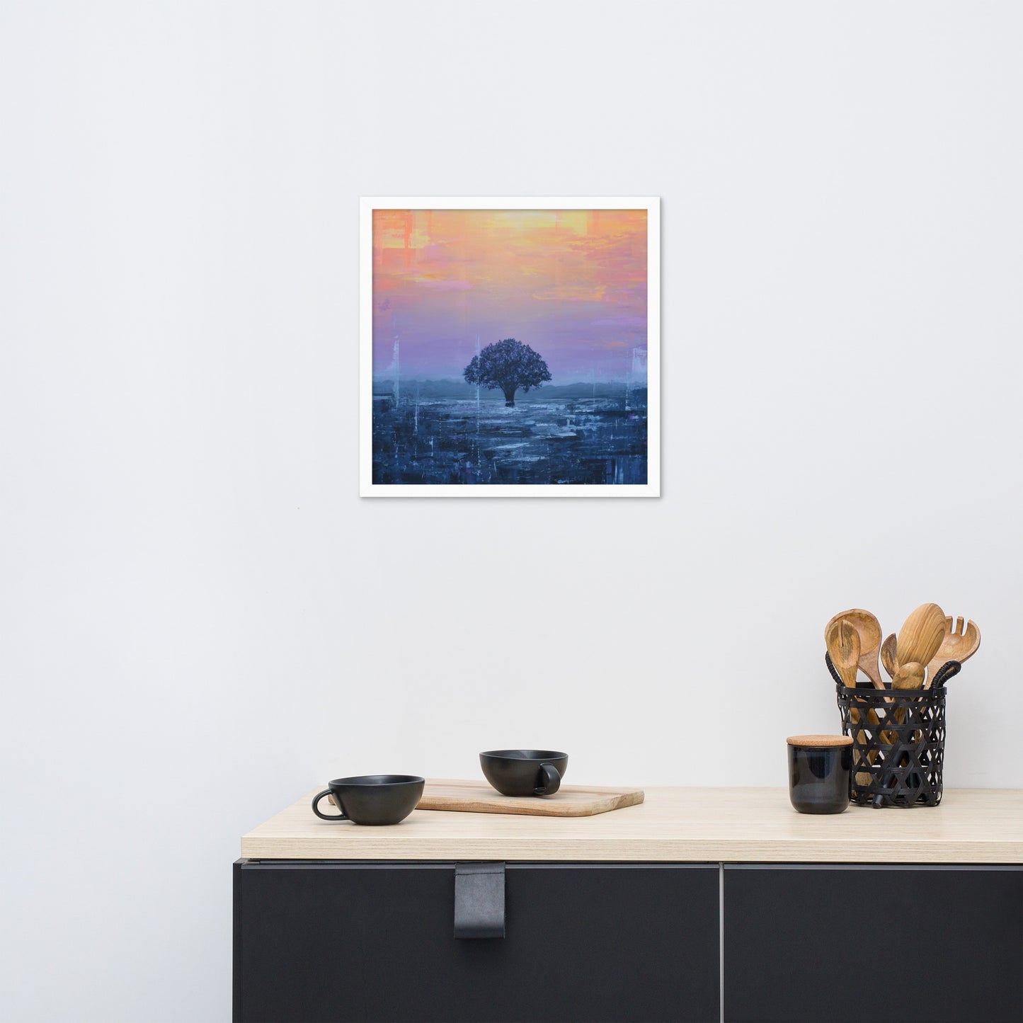 Framed Print of Plainfield Sunset