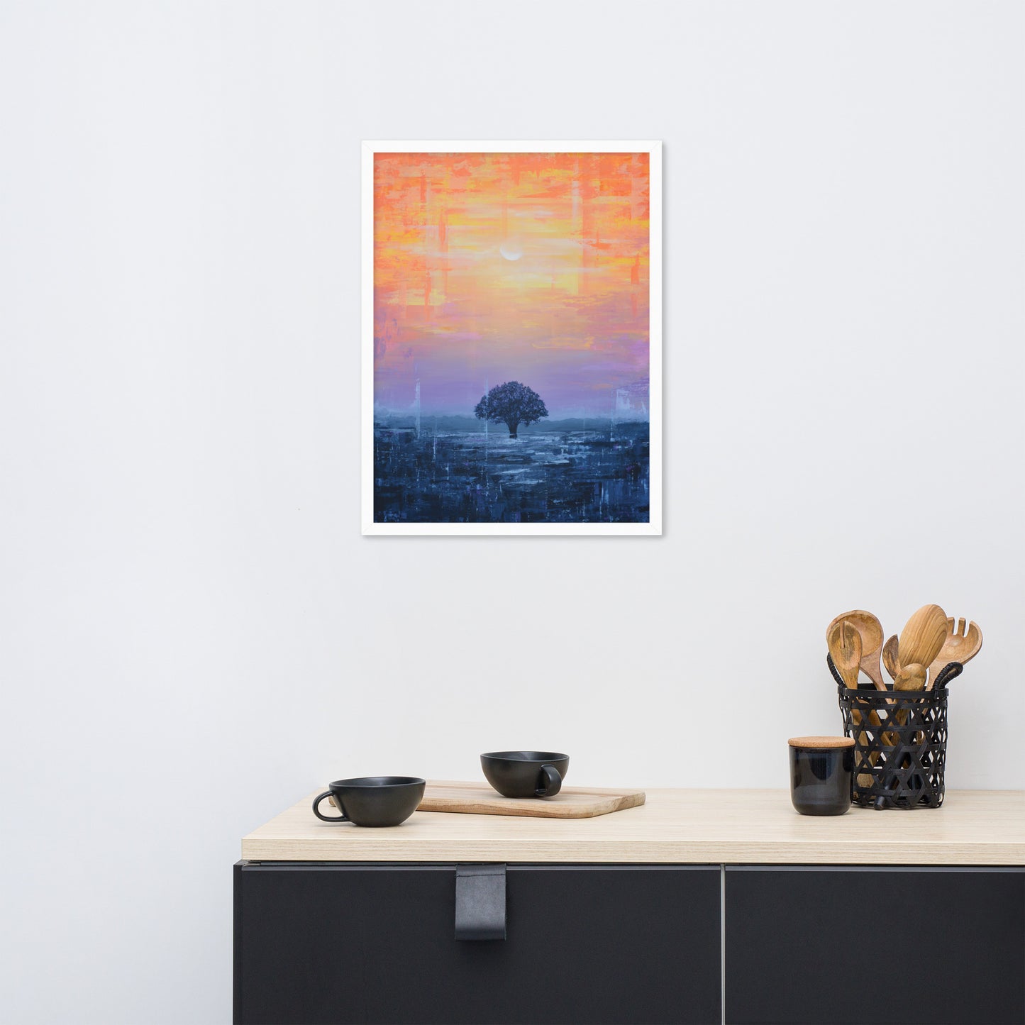 Framed Print of Plainfield Sunset