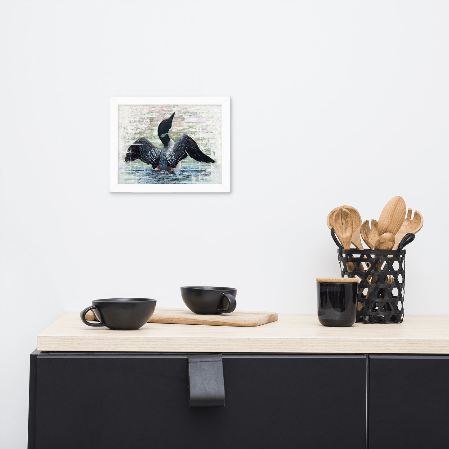 Lake Loon Framed Print