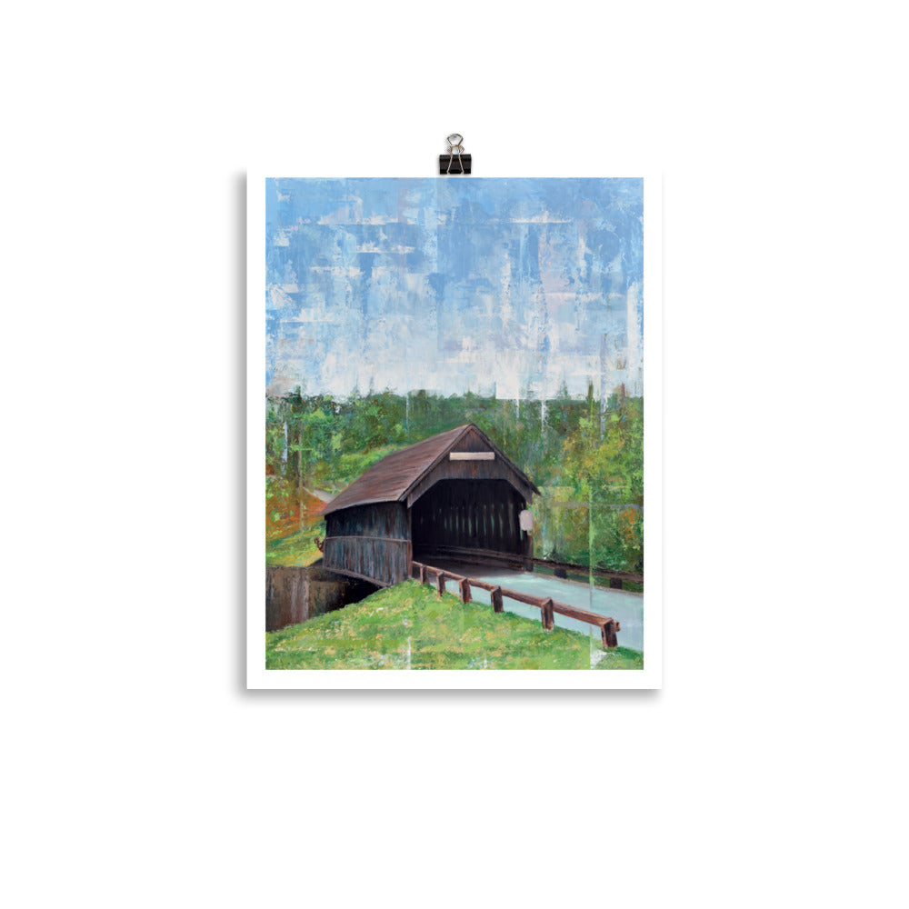 Meriden NH Covered Bridge Print