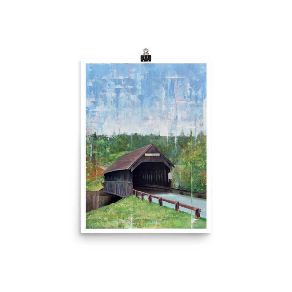 Meriden NH Covered Bridge Print