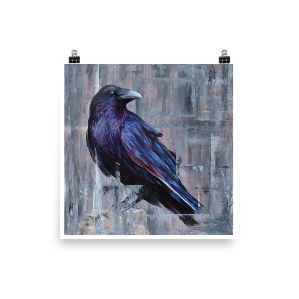 Raven Painting Print