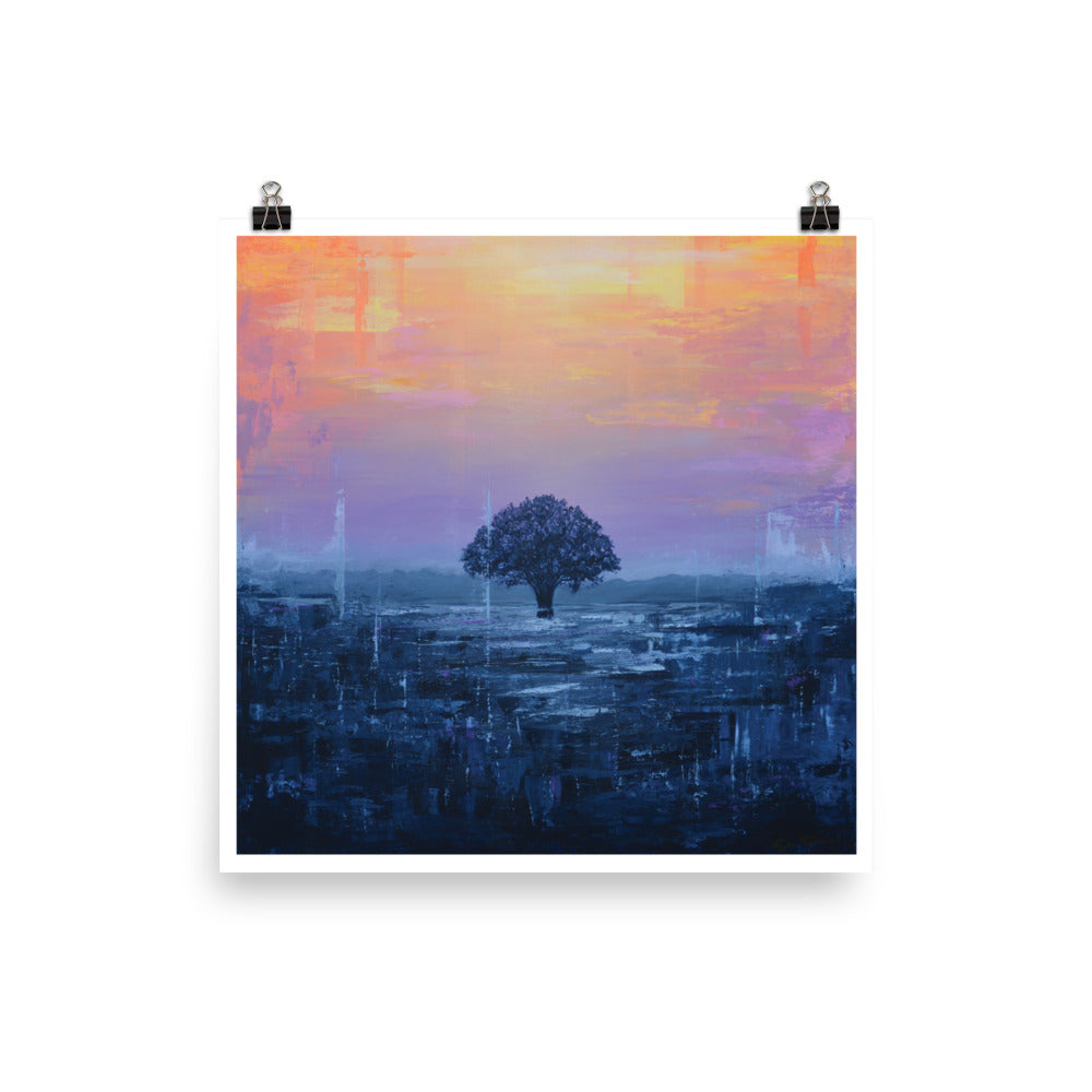 Print of Plainfield Sunset