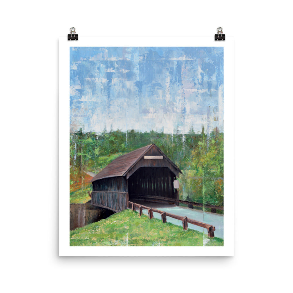 Meriden NH Covered Bridge Print