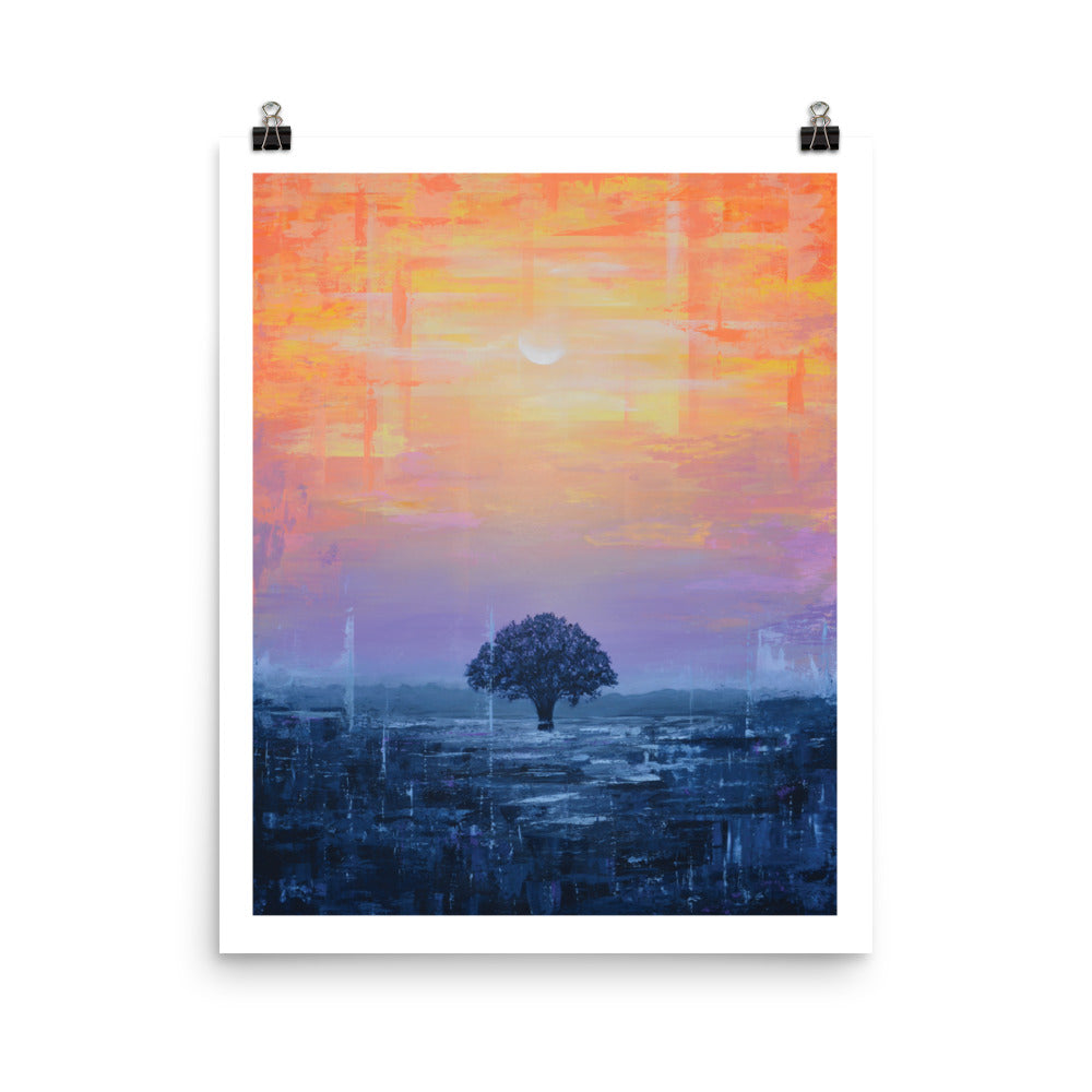 Print of Plainfield Sunset