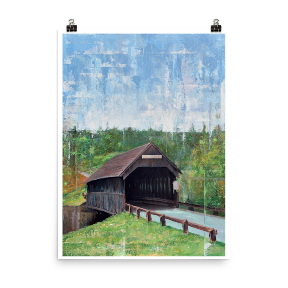 Meriden NH Covered Bridge Print