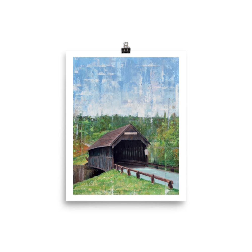 Meriden NH Covered Bridge Print