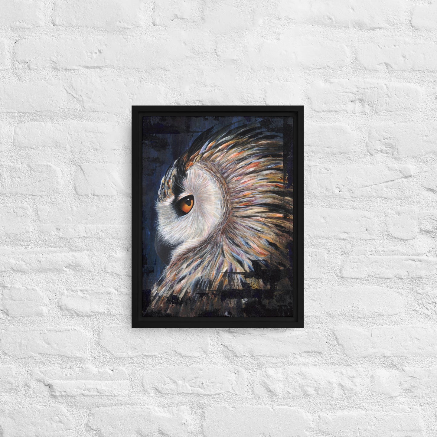 Owl Framed Canvas