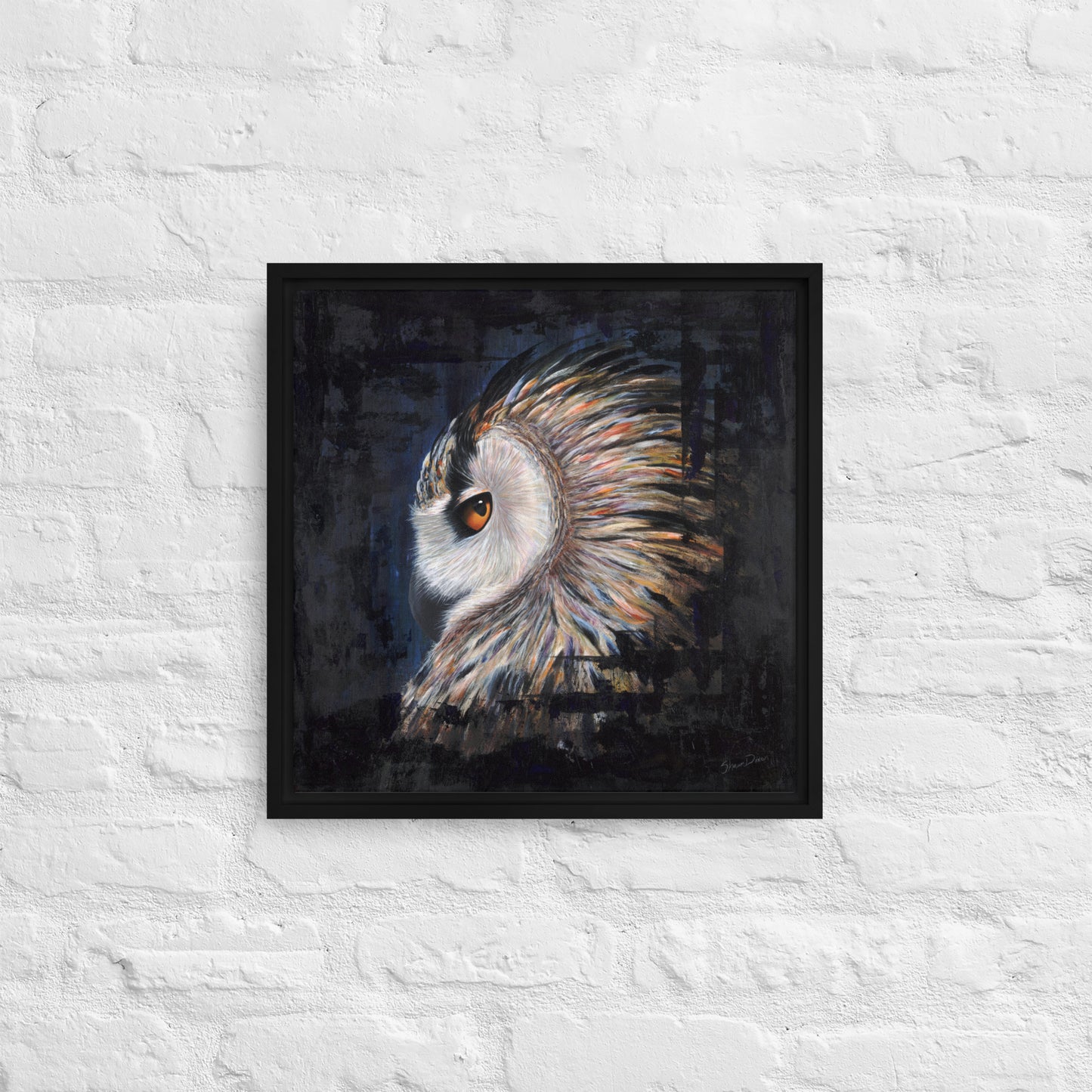 Owl Framed Canvas