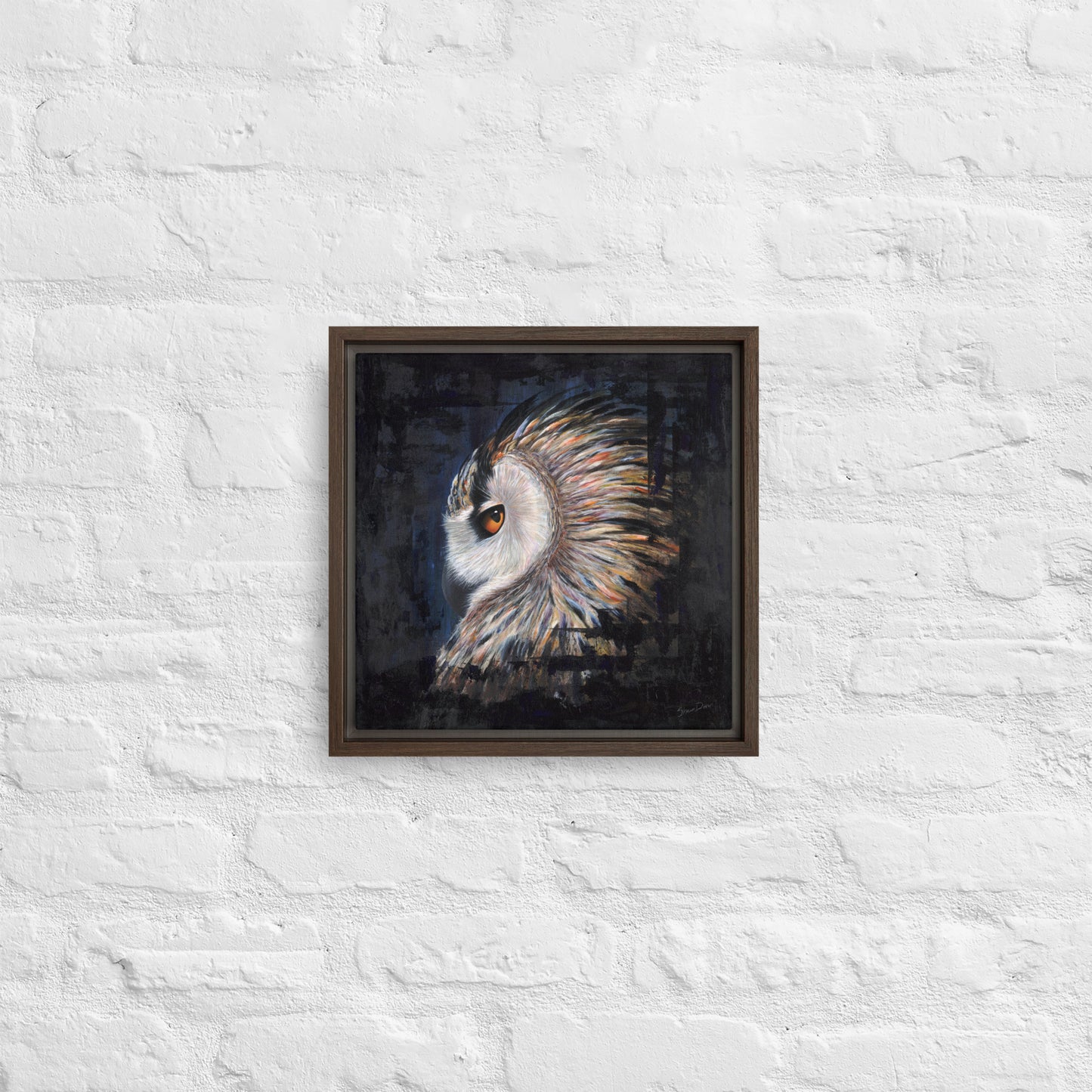 Owl Framed Canvas