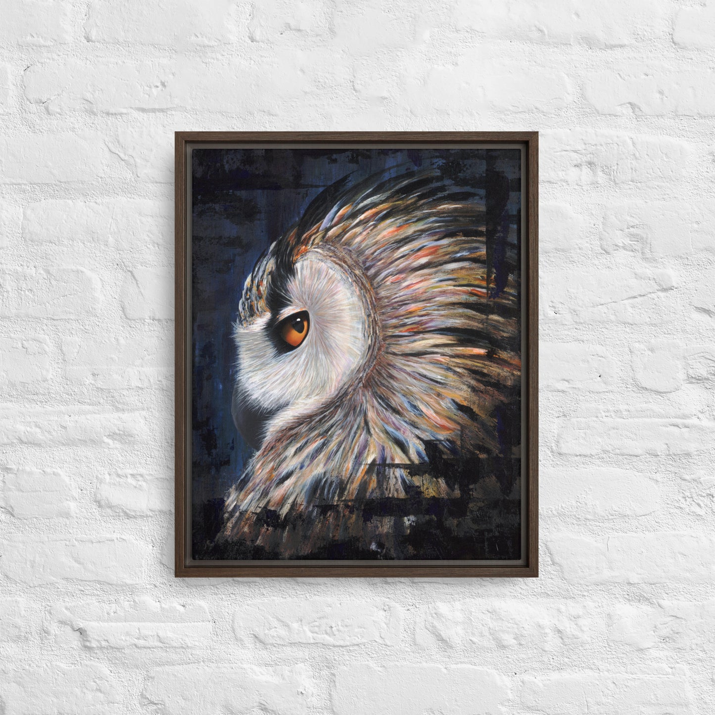 Owl Framed Canvas