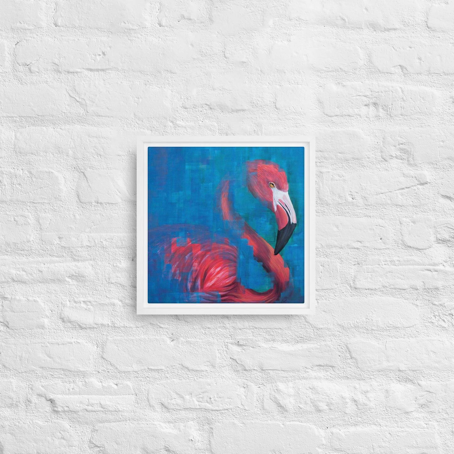 Flamingo Framed Canvas