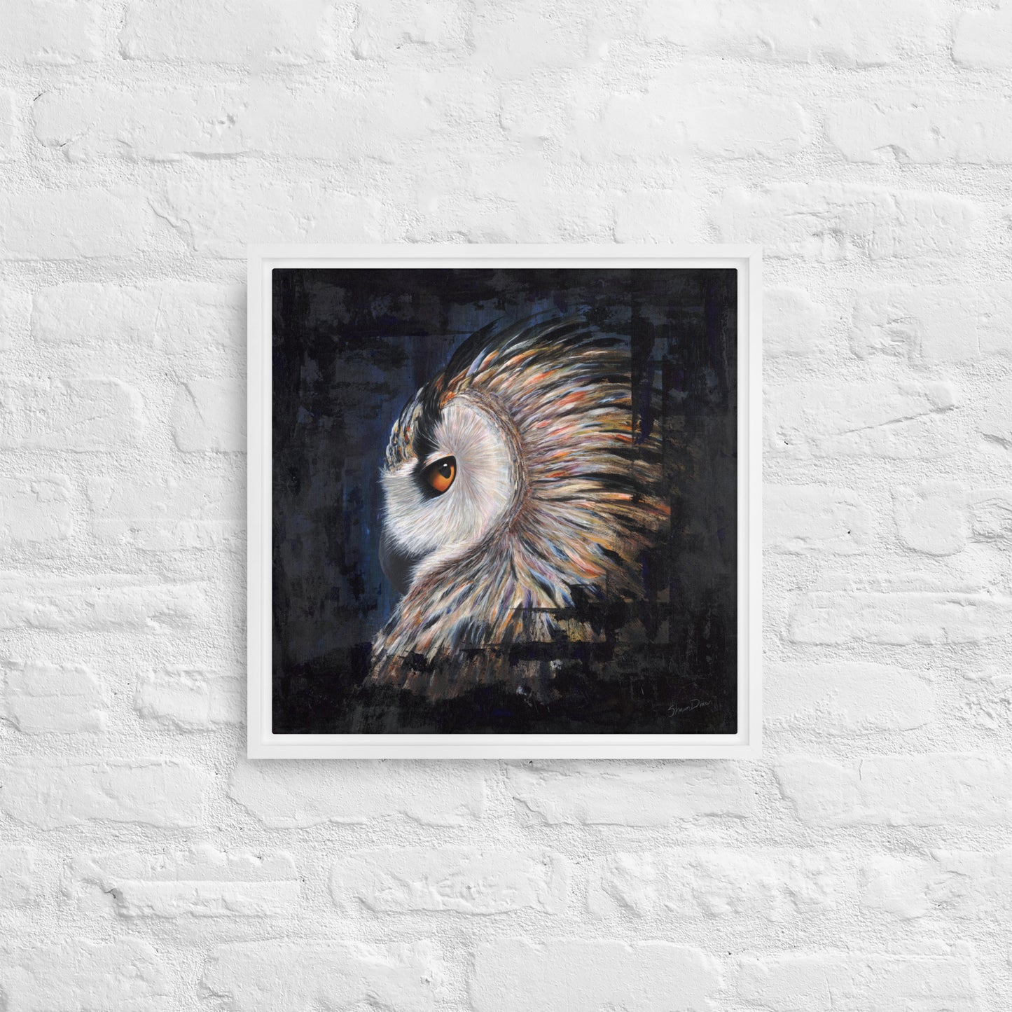 Owl Framed Canvas